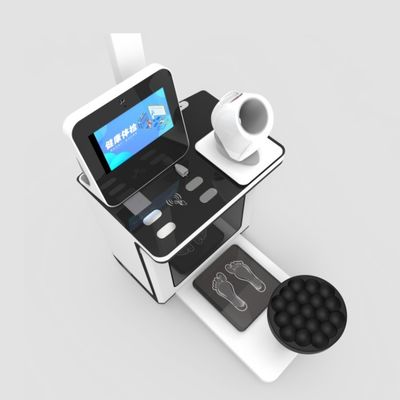 Kiosque de contrôle de santé acrylique multifonctionnel pour des évaluations de santé complètes