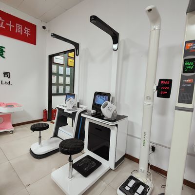 Kiosque de contrôle de santé acrylique multifonctionnel pour des évaluations de santé complètes