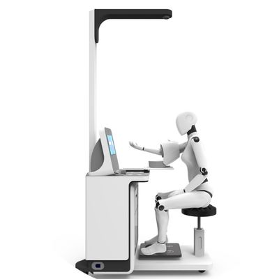 Kiosque de dépistage de santé en libre-service connecté au Wifi avec contrôle complet du corps et écran LCD