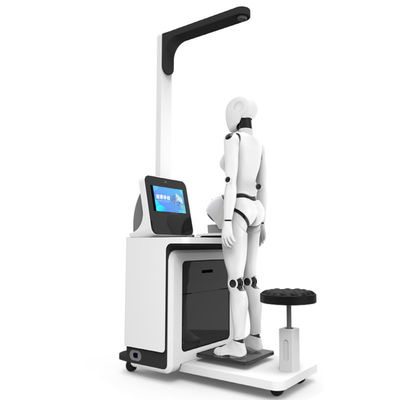 Kiosque de dépistage de santé en libre-service connecté au Wifi avec contrôle complet du corps et écran LCD
