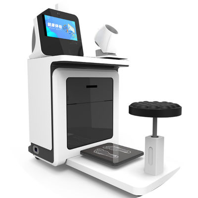 Kiosque de dépistage de santé en libre-service connecté au Wifi avec contrôle complet du corps et écran LCD