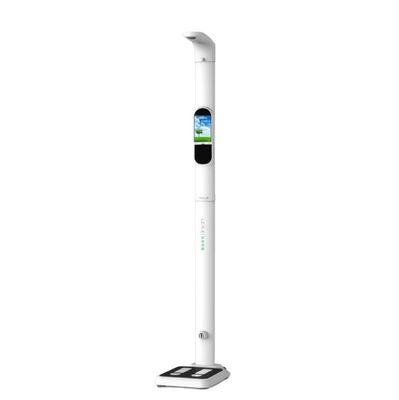 Machine de pesage par ultrasons pour l'indice de masse corporelle avec corps pliable et plateforme de 330*550 mm