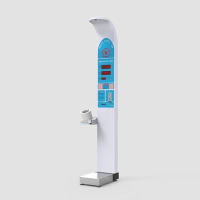 Appareil de pesée pliable à écran LED pour échelle de poids de hauteur fonctionnant à l'aide d'une pièce à ultrasons