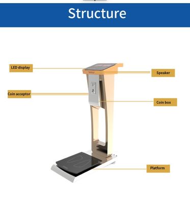 0.1kg Balance de précision des pièces de monnaie pour la pesée des bagages et des personnes dans le commerce de détail