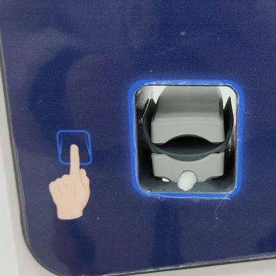 Machine de vérification du corps médical Android de 19 pouces en acier avec paramètres multiples avancés