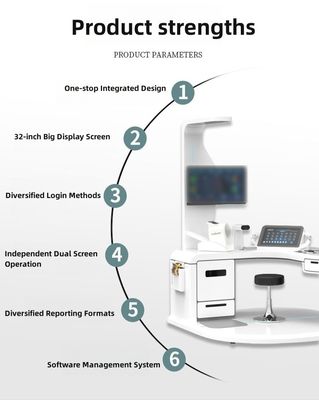 Kiosque de contrôle de santé médicale avec alimentation AC100-240V et WIFI