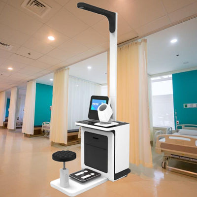 Type d'écran LCD Kiosque de contrôle de santé multifonctionnel pour les solutions de télémédecine