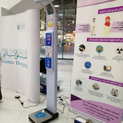 Machine de pesage de la taille et de l' IMC à base de pièces de monnaie