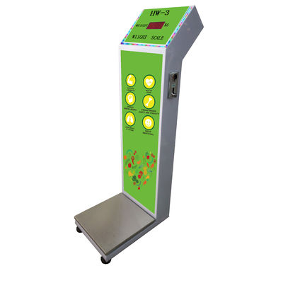 Machine de pesée électronique à pièces de monnaie 500 kg Machine de pesée numérique pour hôtel de l'aéroport