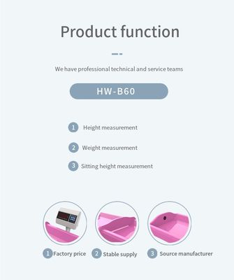Balance électronique numérique pour le centre de bain pour bébés de la province du Henan avec un poids de 18 kg.
