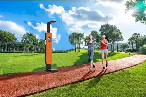 Machine à analyser la hauteur et le poids par ultrasons pour le parc extérieur