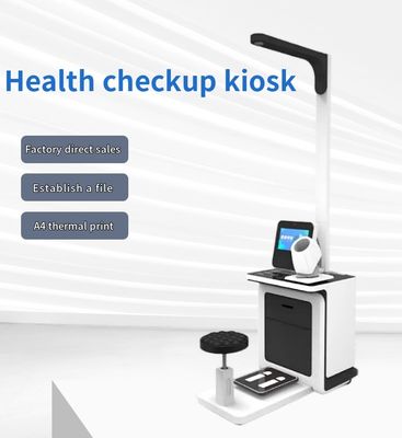 Le kiosque de télémédecine LEKA est une machine de contrôle de la santé garantie avec un écran LCD de 14 pouces.