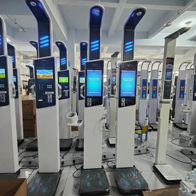 Échelle numérique à ultrasons professionnelle de hauteur et de poids pour l'hôpital Taille 33*55*235cm