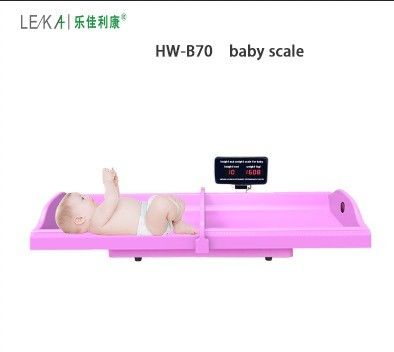 Balance pour bébé conviviale pour mesurer le poids et la hauteur G.W 16KG Plage de hauteur 0-105cm