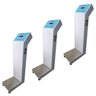 Peseuses de bagages à pièces de monnaie pratiques et précises avec une charge nominale de 300 kg