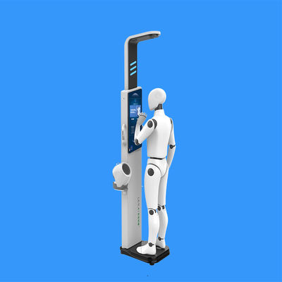Machine d'analyseur de corps à fonctionnement autonome pour mesure de la taille et du poids