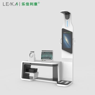 Hôpital intelligent tout en un Kiosque de contrôle de santé Écran LCD HD Transmission de données 4G