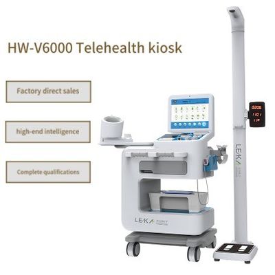 Écran LCD tactile complet, kiosque d'inspection du corps pour les cliniques