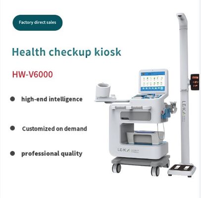 Écran LCD tactile complet, kiosque d'inspection du corps pour les cliniques