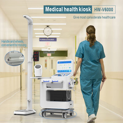 Écran LCD tactile complet, kiosque d'inspection du corps pour les cliniques