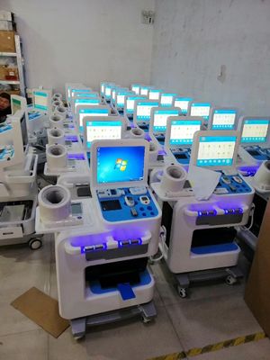Écran tactile LCD de 15 pouces, kiosque d'inspection du corps complet pour les centres de santé