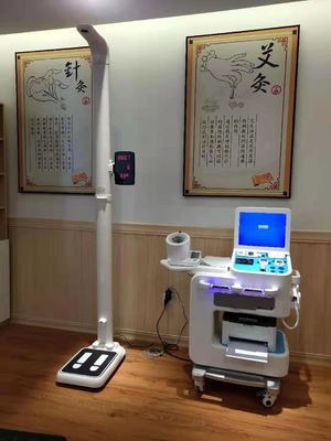 Écran tactile LCD de 15 pouces, kiosque d'inspection du corps complet pour les centres de santé