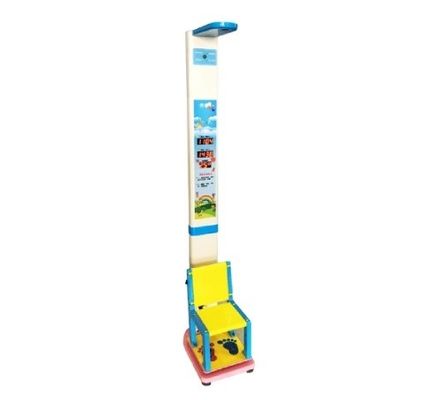 Plage de poids 8-200 kg Échelle pour mesurer la hauteur assise des élèves à l'hôpital scolaire