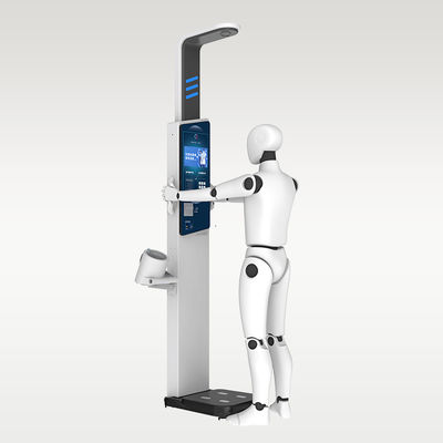 N.W 43kg analyseur d'IMC Kiosque de contrôle de santé avec plage de mesure de la hauteur 0-210cm
