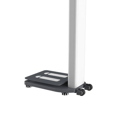 Écran tactile LCD de 7 pouces échelle de hauteur et de poids par ultrasons espagnole avec analyse de la graisse corporelle