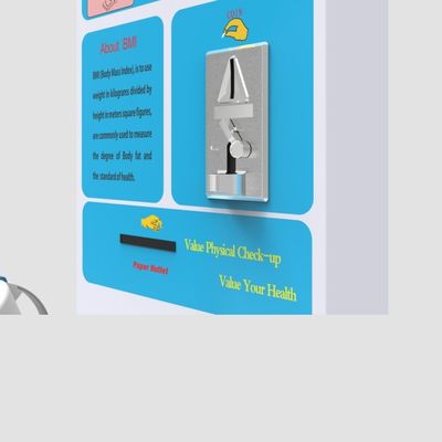 Machine de pesage de hauteur à commande de pièce pratique avec mesure de l'IMC et impression thermique