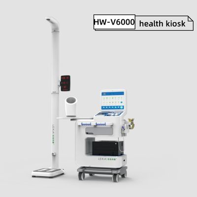 Équipement de télémédecine HW-V6000 Kiosque de contrôle médical tout en un avec écran LCD