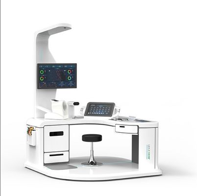 Convient pour le contrôle de la santé du corps de la glycémie ECG Kiosque machine avec imprimante laser A4