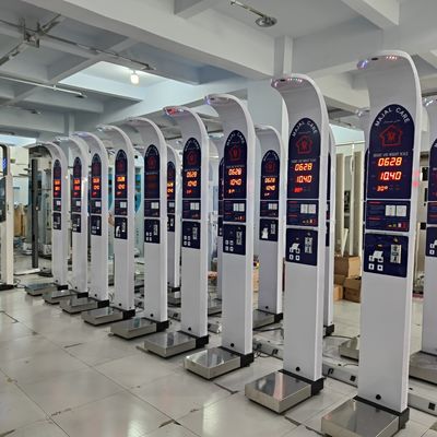 Machine de mesure de l'indice de masse corporelle à hauteur et poids de pièces de monnaie pour la refonte du logiciel de support personnalisé