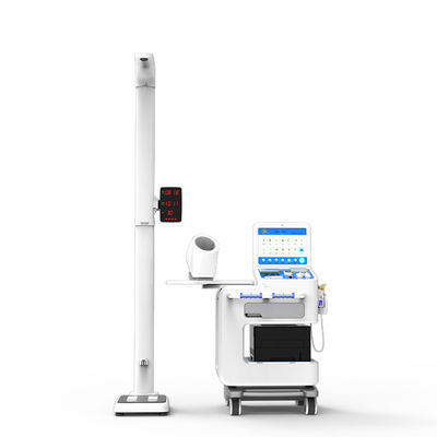 Kiosque de dépistage de la santé médicale pour les hôpitaux Machine d'analyse du corps blanc personnalisable