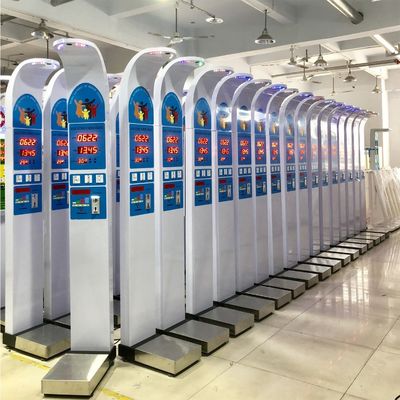 Machine de mesure de l'indice de masse corporelle à hauteur et poids de pièces de monnaie pour la refonte du logiciel de support personnalisé
