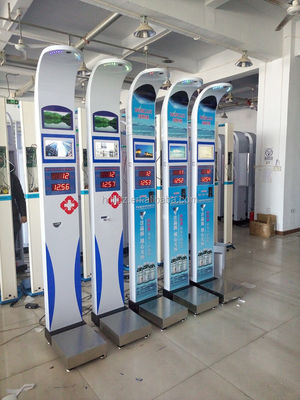 Machine à vendre de l'IMC à pièce pour la mesure personnalisée du poids corporel et de la hauteur