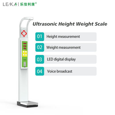 Affichage à LED Balance électronique pour une mesure précise de la hauteur et du poids du corps