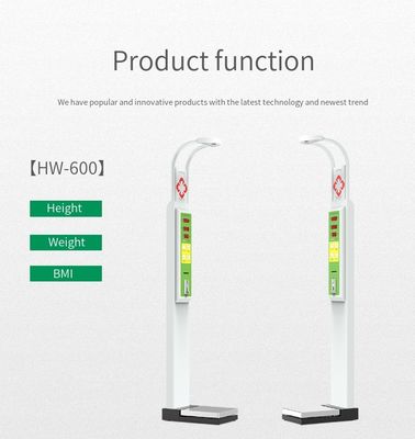 Affichage à LED Balance électronique pour une mesure précise de la hauteur et du poids du corps