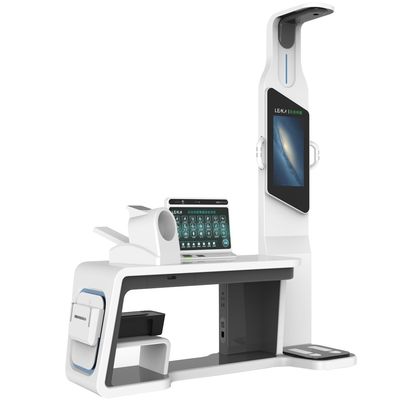 Station d'auto-service de kiosque de télémédecine pour le contrôle et la consultation de la santé du corps entier