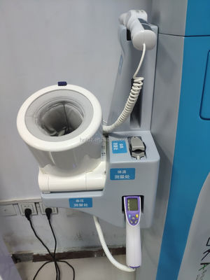Échelle de mesure de la graisse corporelle en acier à auto-service médical avec analyseur d'IMC de haute précision