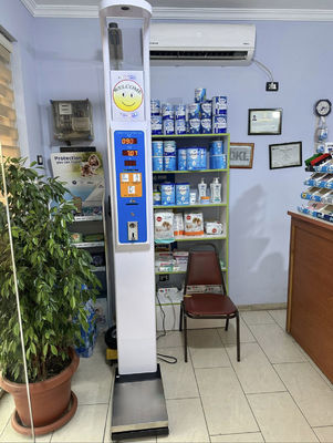 Affichage LED 200 kg Mesure de la hauteur et du poids Mesure de la balance médicale et de la hauteur de 60 à 200 cm