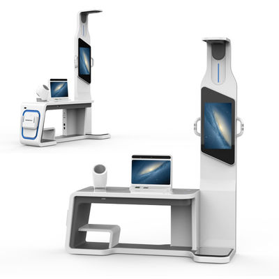Kiosque de télémédecine à écran LCD HD pour le contrôle de la santé et la surveillance de la pression artérielle du corps entier
