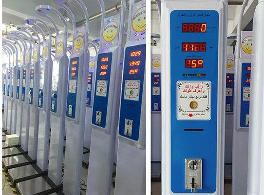Échelle médicale à hauteur et poids par ultrasons avec un G.W. de 45 kg et une alimentation électrique de 100-240 V