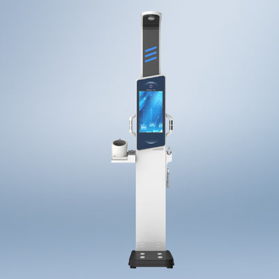 19 pouces Android Health Kiosk Centre de santé en acier Machine d' IMC avec analyseur de graisse corporelle
