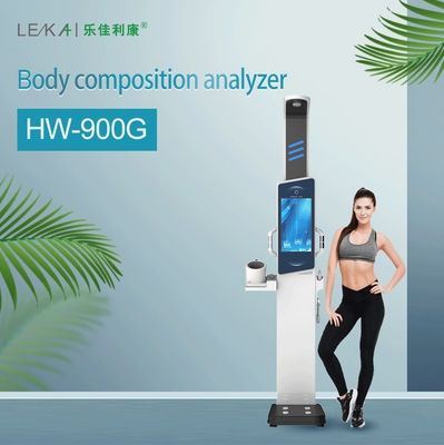 19 pouces Android Health Kiosk Centre de santé en acier Machine d' IMC avec analyseur de graisse corporelle