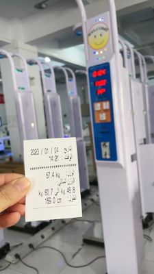 Taille d'emballage pratique Balance numérique à pièce pour mesurer la hauteur et le poids