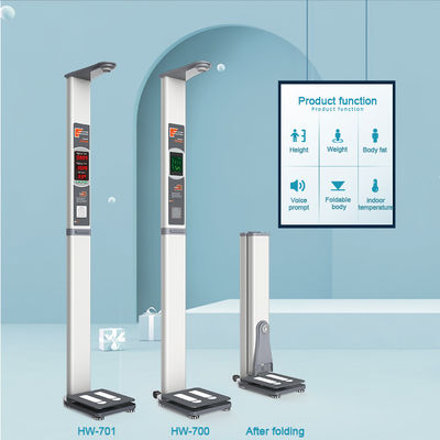 Machine de test de l'IMC multifonctionnelle pour la mesure précise du poids et de la taille du corps