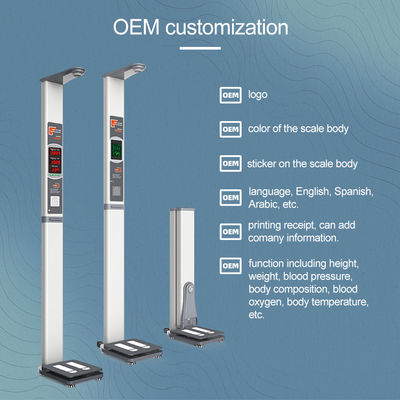 Machine de test de l'IMC multifonctionnelle pour la mesure précise du poids et de la taille du corps