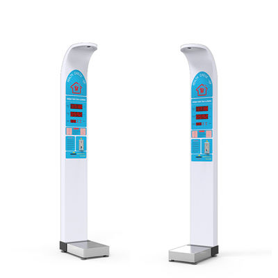 Machine de pesée BMI multilingue fonctionnant à la pièce avec imprimante et support personnalisé