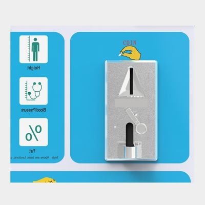 CE ISO9001 Échelle d'indice de masse corporelle de hauteur debout certifiée avec interface de transmission de données RS-232
